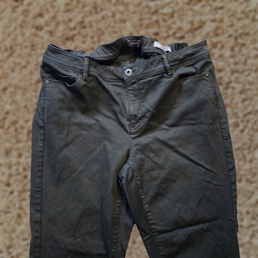 J. Jill J. Jill Jeans Women Size 16 Black Denim Slim Ankle Mid Rise Casual Pants Size 38" / US 16 / IT 52 - 1 Thumbnail