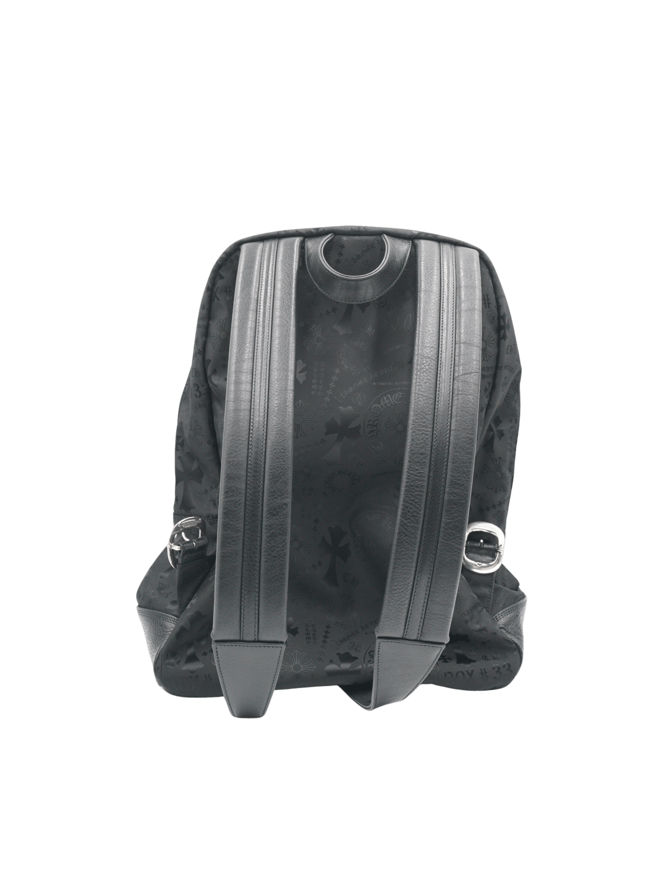 Chrome Hearts Chrome Hearts Nylon Tonal Monogram Cross Backpack Size ONE SIZE - 3 Thumbnail