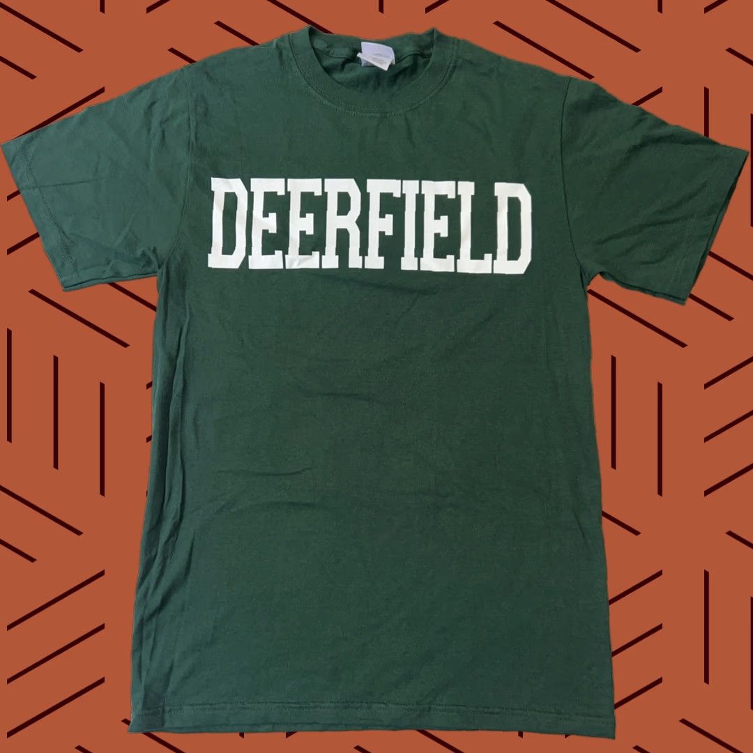 Hanes Hanes Shirt Crew Neck Short Sleeve Green Cotton Logo Deerfield Academy Elite Private Prep School Adult Small Men’s Shirt Size US S / EU 44-46 / 1 - 1 Thumbnail