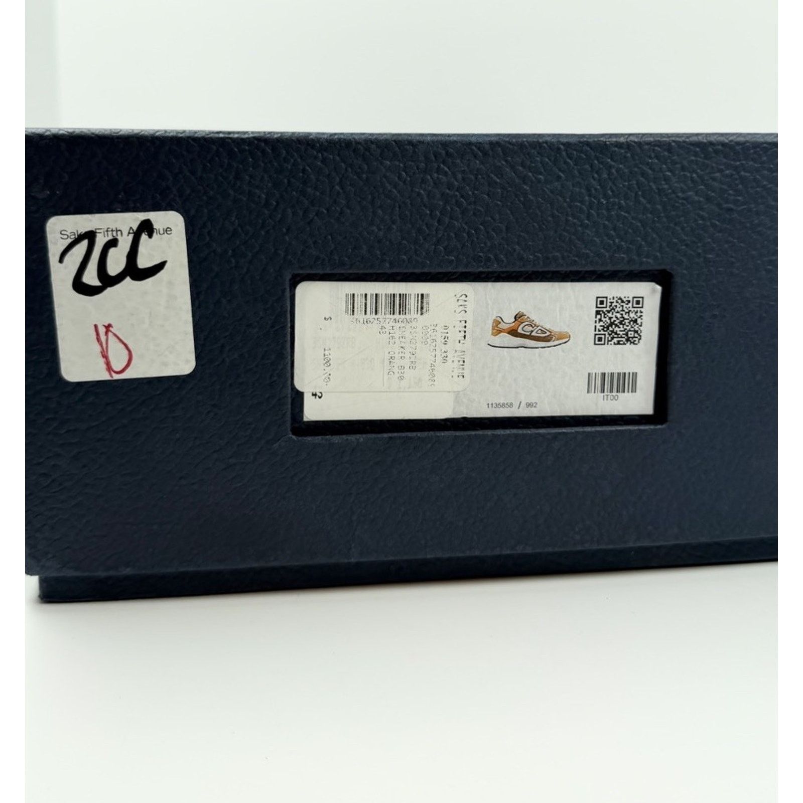 Dior Size 43EU/10US - Dior B30 Brown Orange Sneakers Size US 10 / EU 43 - 10 Thumbnail