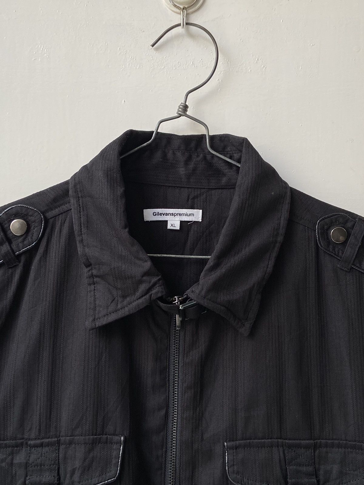 Japanese Brand × Seditionaries GILEVANS PREMIUM Black Zip Shirt Size US L / EU 52-54 / 3 - 13 Thumbnail