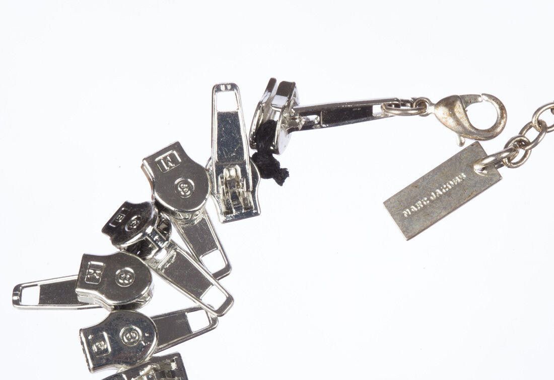 Marc Jacobs Marc Jacobs Silver Tone Statement Punk Zipper Necklace Size ONE SIZE - 4 Thumbnail
