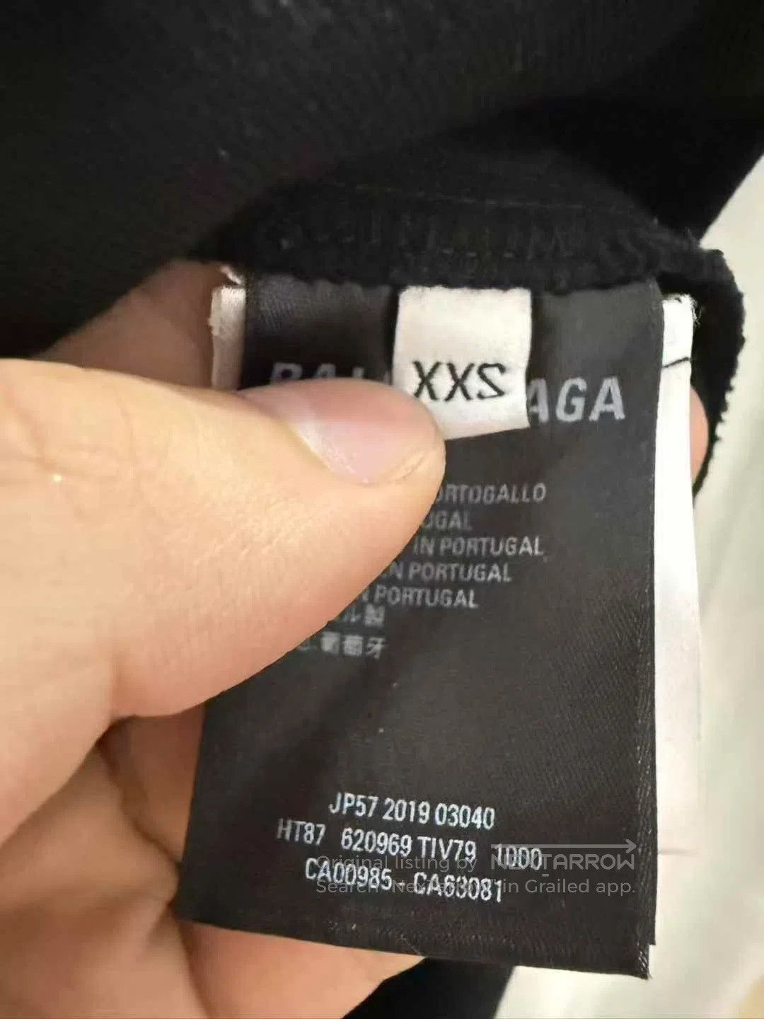 Balenciaga Balenciaga Black Mastercard Printed Logo Short Sleeve| Size US XXS / EU 40 - 5 Thumbnail