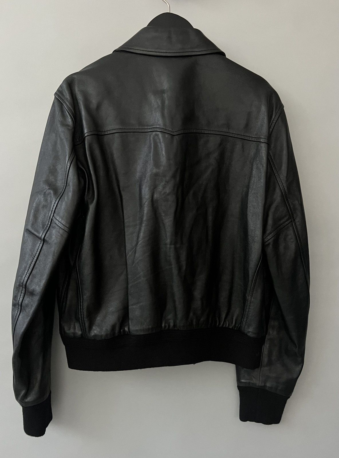 Celine $5.2k Celine Leather Blouson Jacket Size US M / EU 48-50 / 2 - 7 Thumbnail