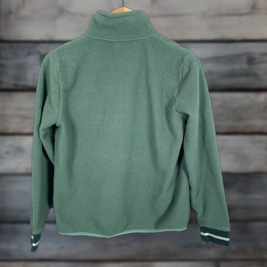 Kari Traa Rothe Midlayer Jacket Women's M Green Full Zip Lightweight Pockets Unlined Fleece 622569 Style Outdoor Retro 90s?