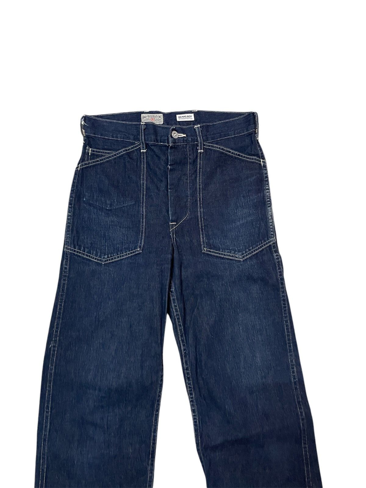 Buzz Rickson's Buzz Rickson’s Beams Boy Baker Pants WWII Buckle Back Army Size US 30 / EU 46 - 5 Thumbnail
