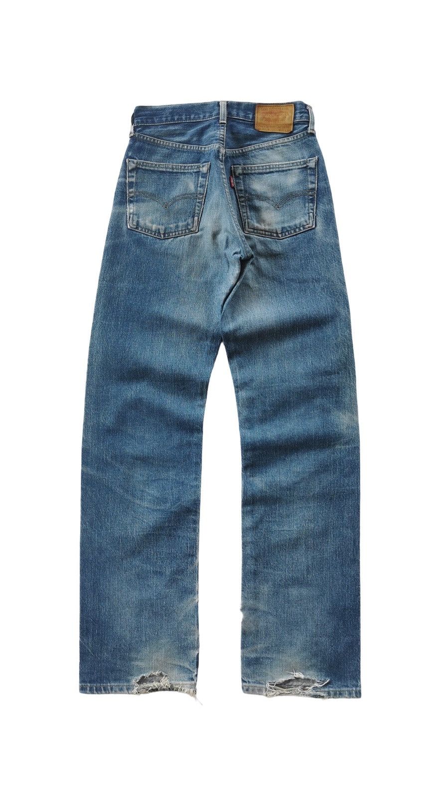 Le Grande Bleu (L.G.B.) Levis 503 Big E Vintage Selvedge Denim Jeans Size US 27 - 5 Thumbnail