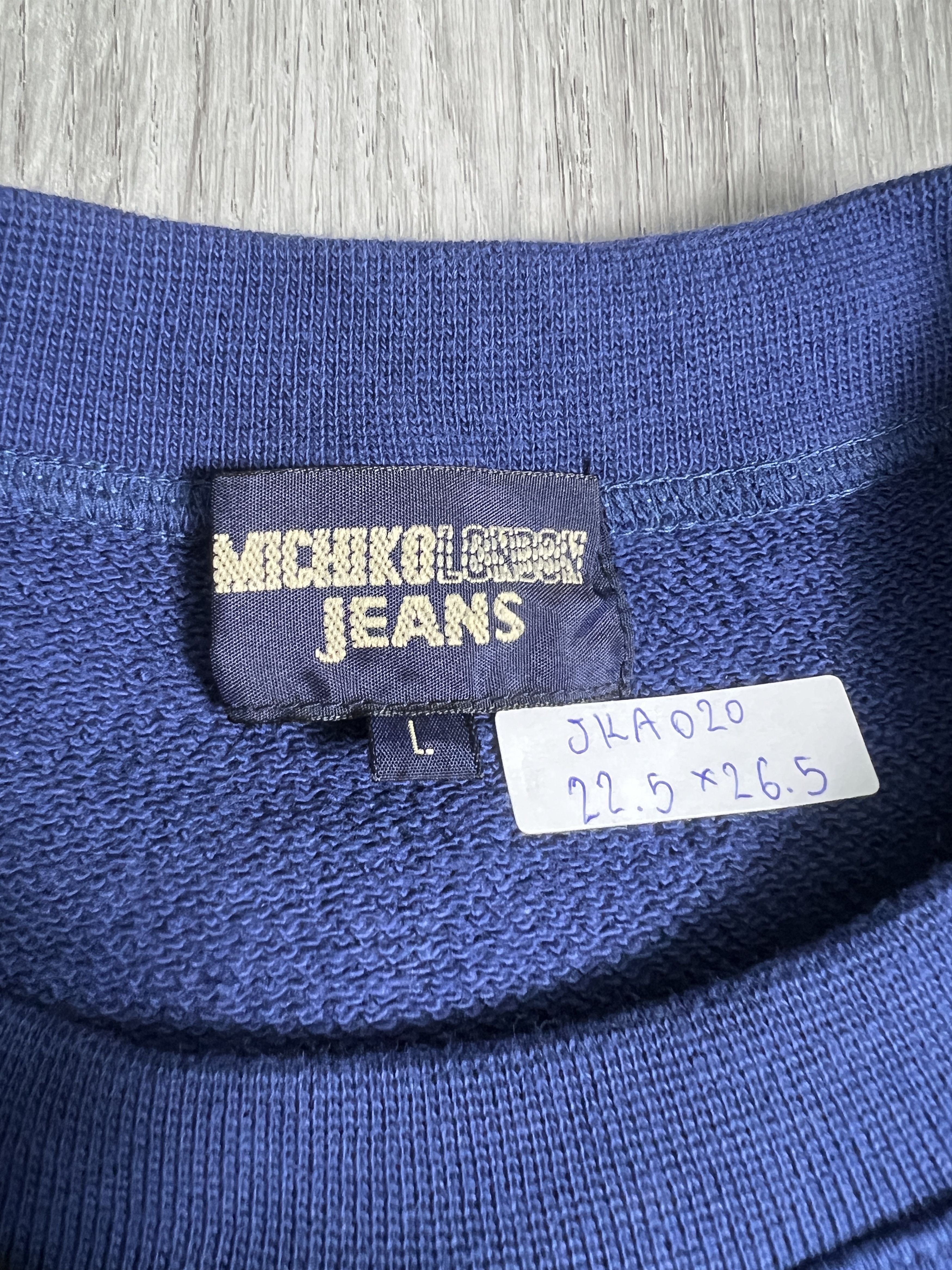 Michiko Koshino London VTG Michiko London Jeans Embroidery Sweatshirt (L) JKA020 Size US L / EU 52-54 / 3 - 3 Thumbnail