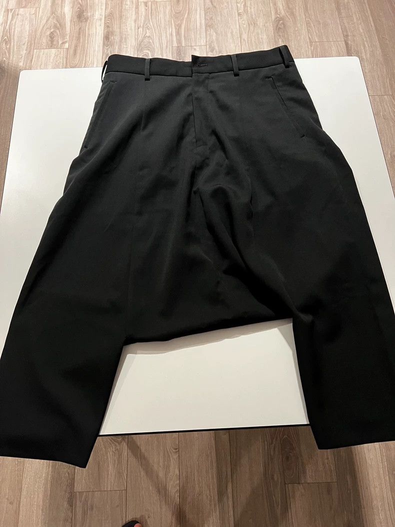 Comme des Garcons Comme des Garcons Wool Dropped-Crotch Pants S Size US 32 / EU 48 - 1 Thumbnail