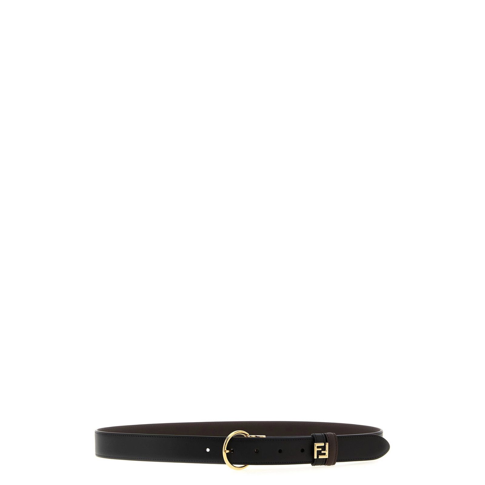 FENDI $700 Black/Brown Reversible 30mm Belt New & Authentic