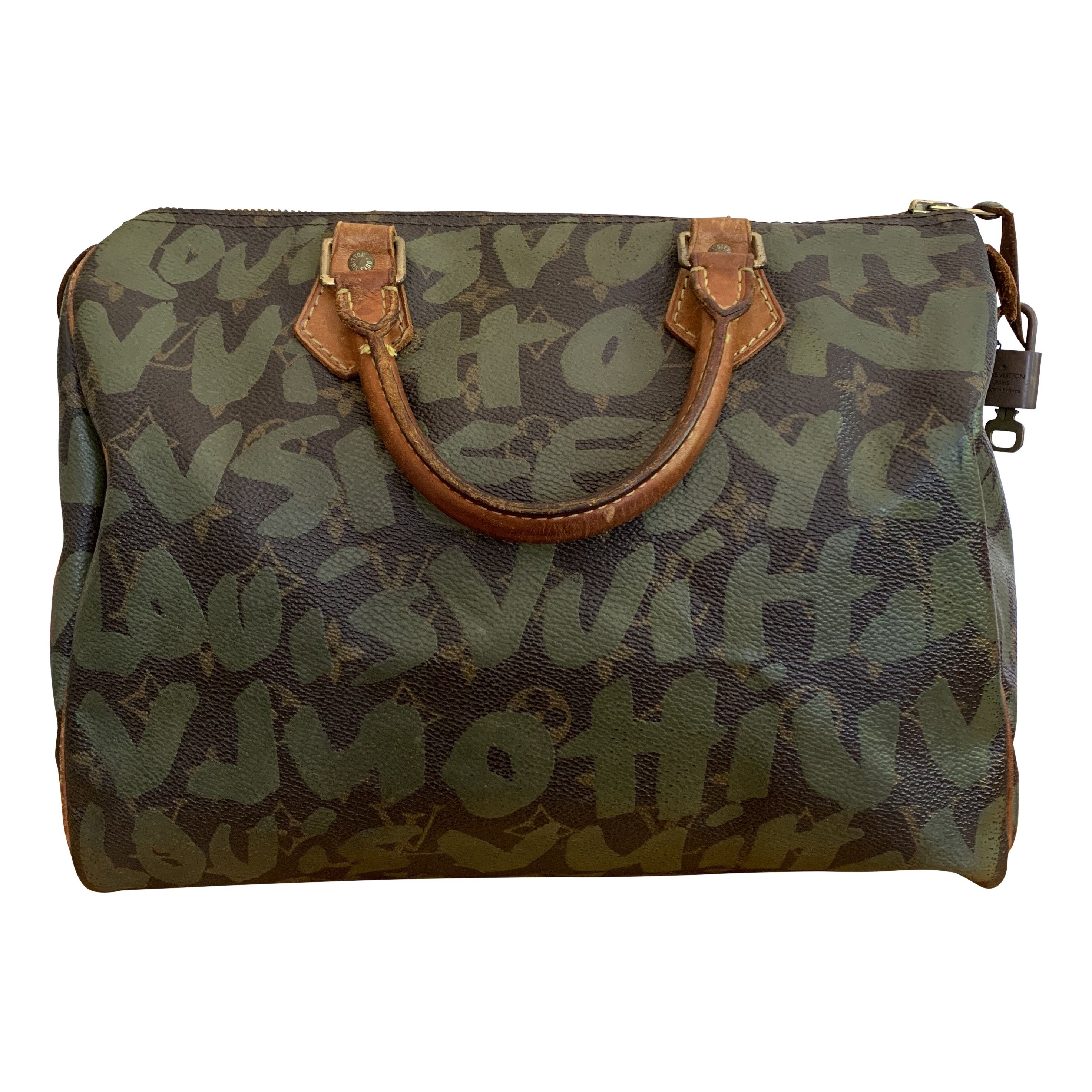 Louis Vuitton Green Graffiti Stephen Sprouse Limited Edition Zippy