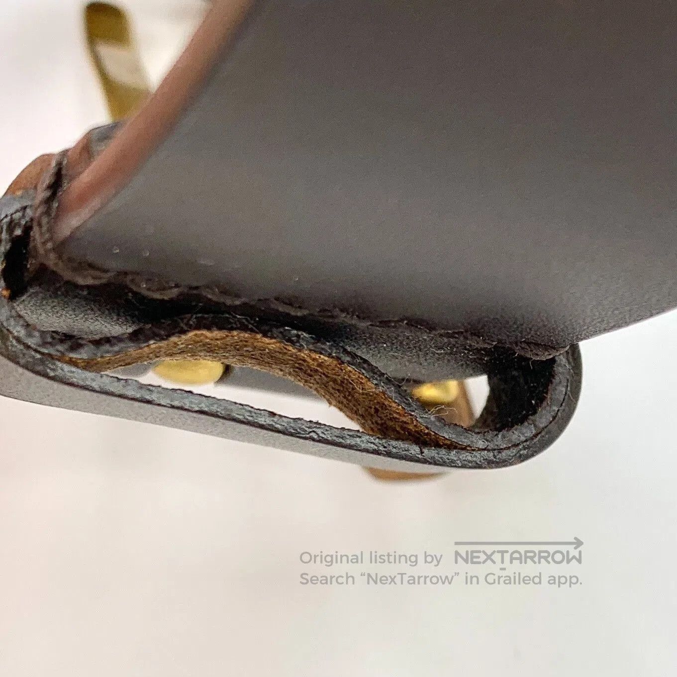 Gucci Gucci Dark Brown Smooth Buckle Belt. Size ONE SIZE - 9 Thumbnail