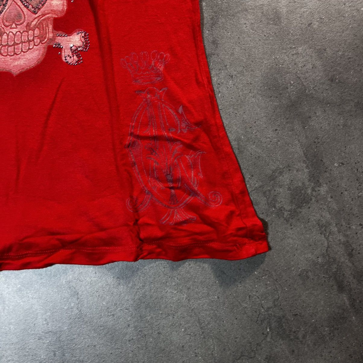 Ed Hardy Vintage Y2K Ed Hardy Christian Audigier Womens Tee Tshirt Size US XS / EU 42 / 0 - 6 Thumbnail