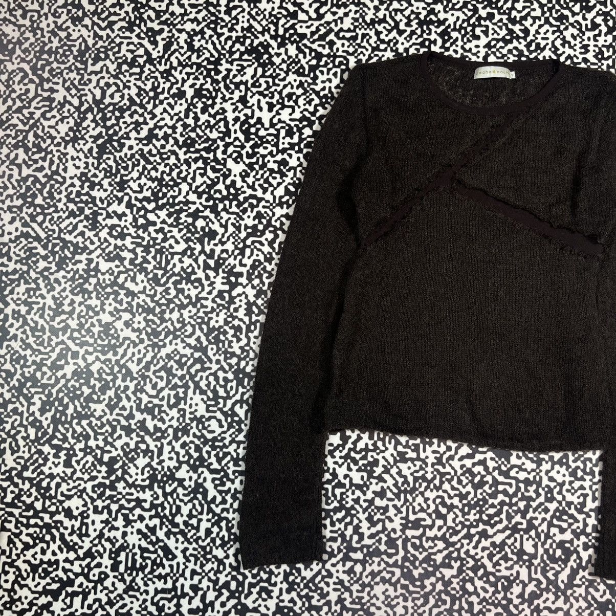 Japanese Brand Vintage Y2K Cache Cache Japanese Style Wool Sweater Size S / US 4 / IT 40 - 2 Thumbnail