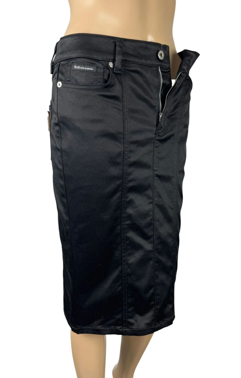 Dolce & Gabbana Dolce & Gabbana Skirt Knee-Length Cotton size 27 Size 27" / US 4 / IT 40 - 9 Thumbnail
