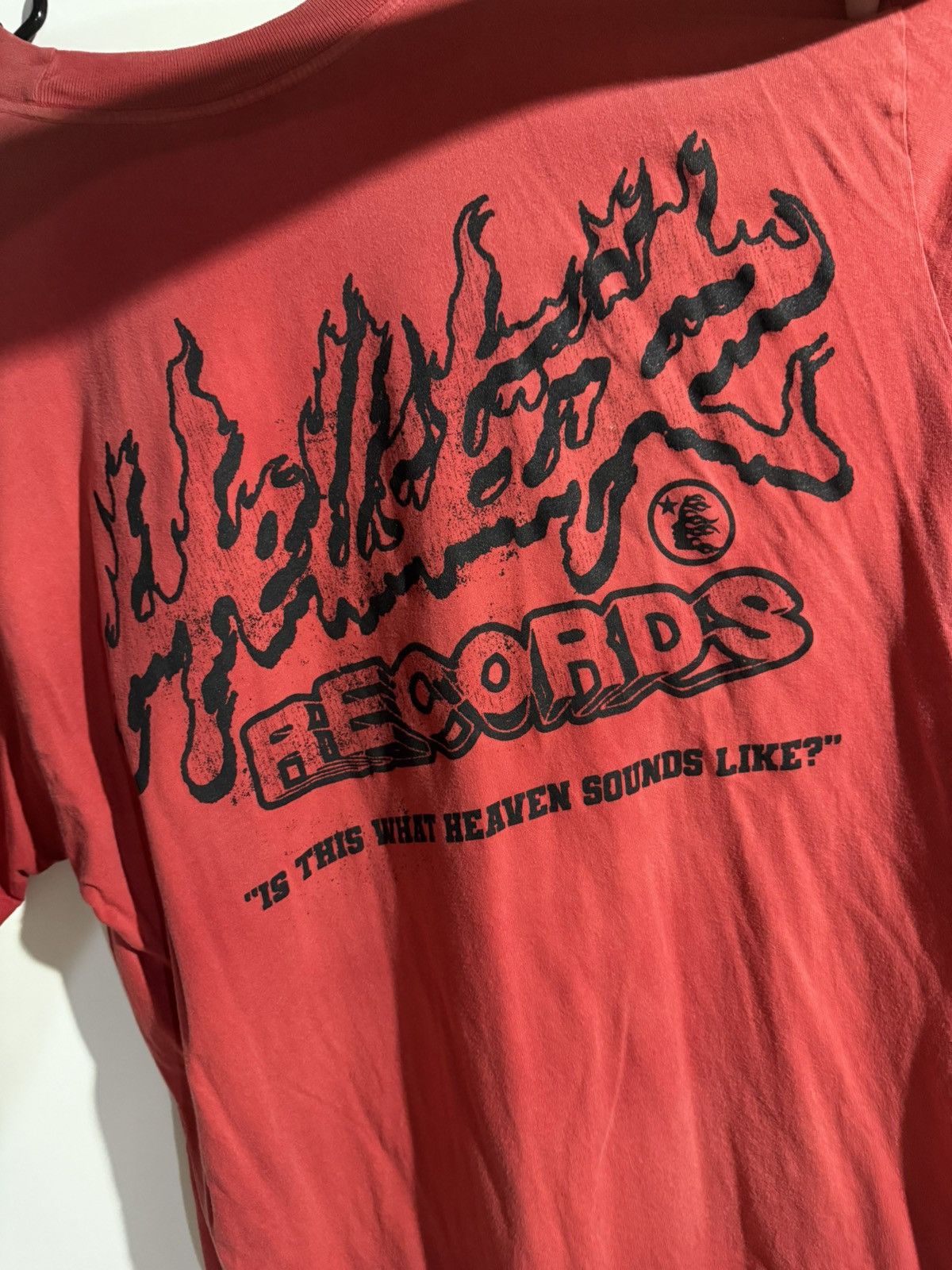 HELLSTAR Red Hellstar Records Glitter Shirt Size XL Size US XL / EU 56 / 4 - 10 Thumbnail