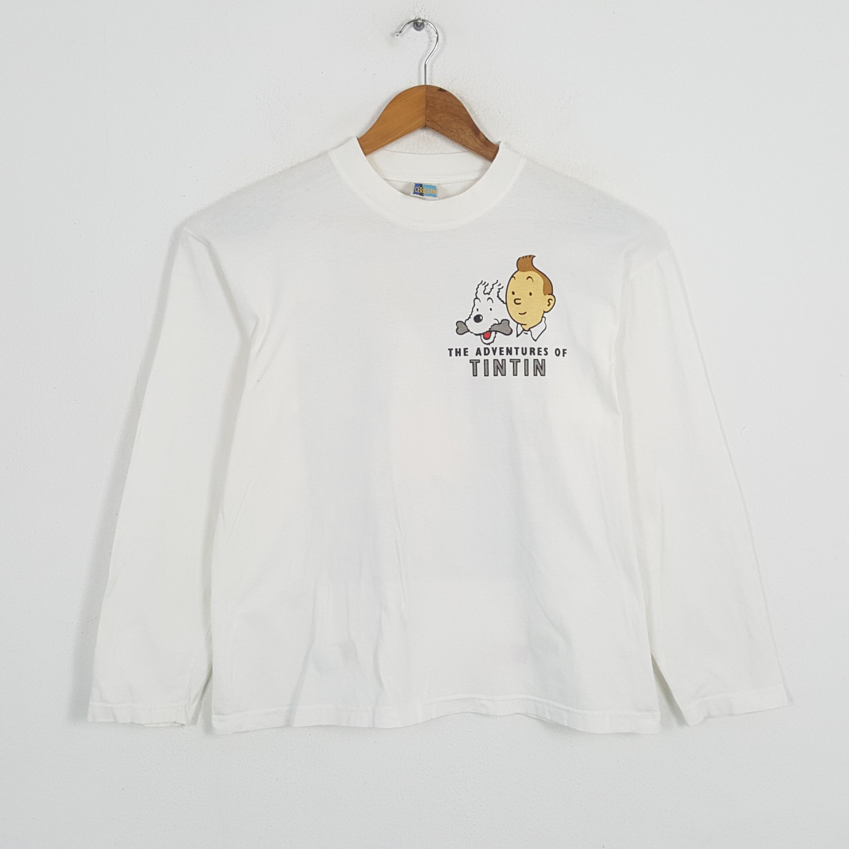 Vintage Vintage TINTIN IN THE CONGO American Cartoon Movie T-Shirts Size US L / EU 52-54 / 3 - 3 Thumbnail