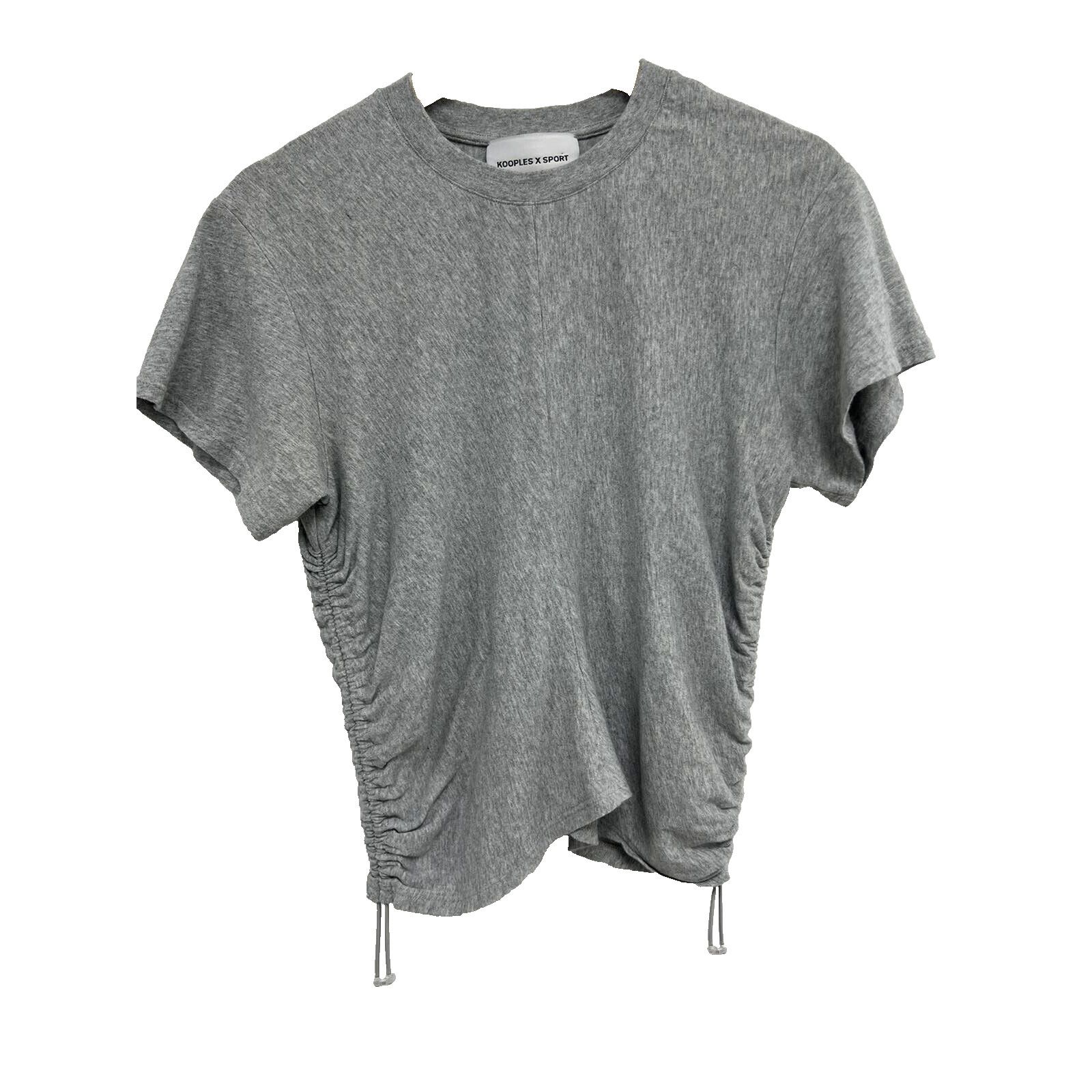 The Kooples THE KOOPLES Paris Sport Y2K COTTON T-SHIRT Size M A002026 Size M / US 6-8 / IT 42-44 - 4 Thumbnail
