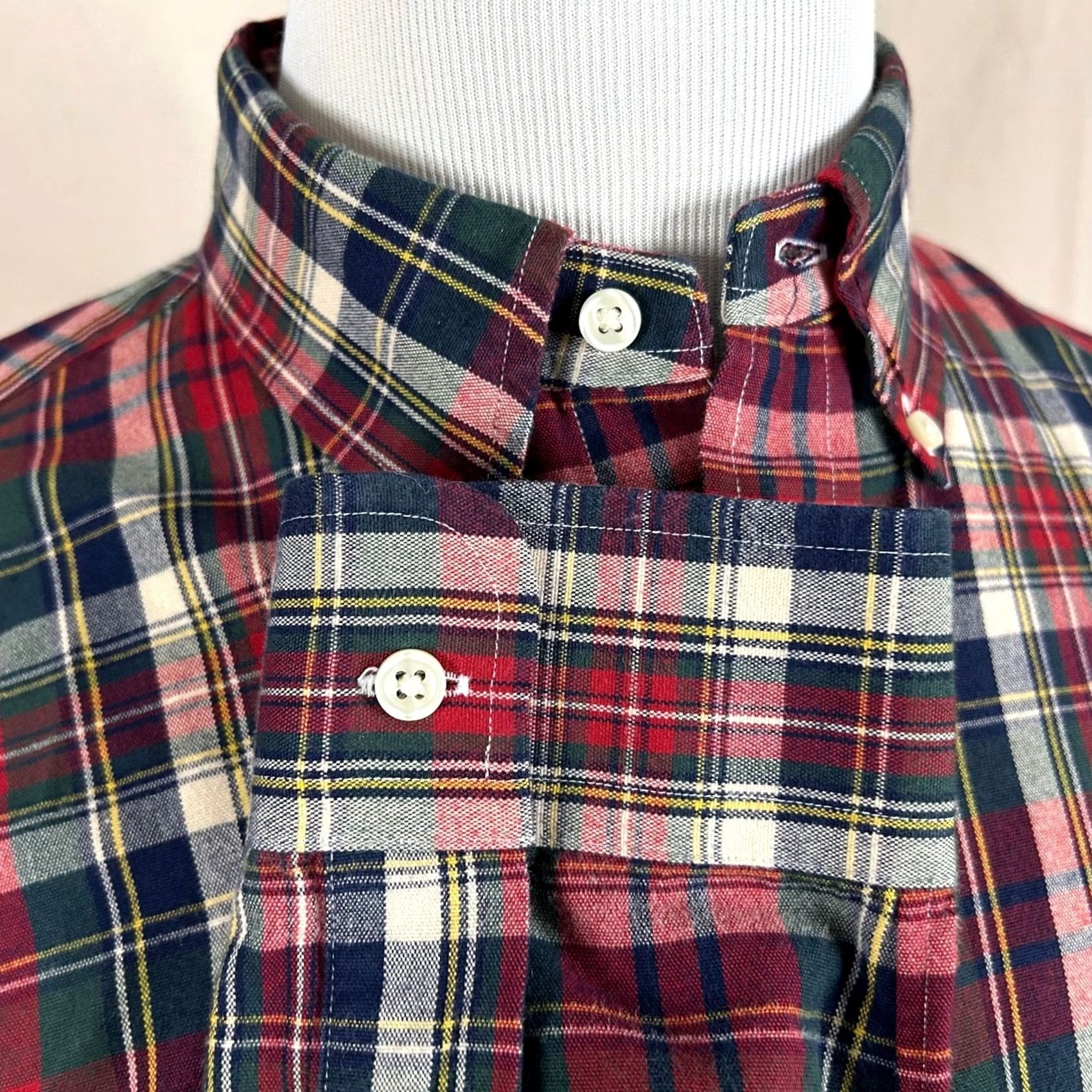 Polo Ralph Lauren Polo Ralph Lauren Shirt Classic Fit Red Plaid Button Down Mens Large Size US L / EU 52-54 / 3 - 4 Thumbnail