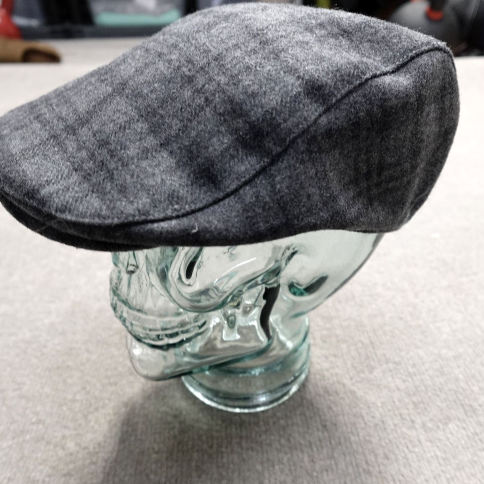 Stetson Stetson Newsboy Cap Plaid Wool Blend Ear Flap Gray Medium M Men Size ONE SIZE - 3 Thumbnail