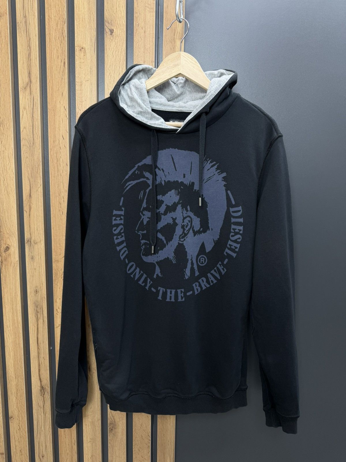 Diesel Diesel Only The Brave Hoodie Black Graphic Size M Pullover Size US M / EU 48-50 / 2 - 1 Thumbnail