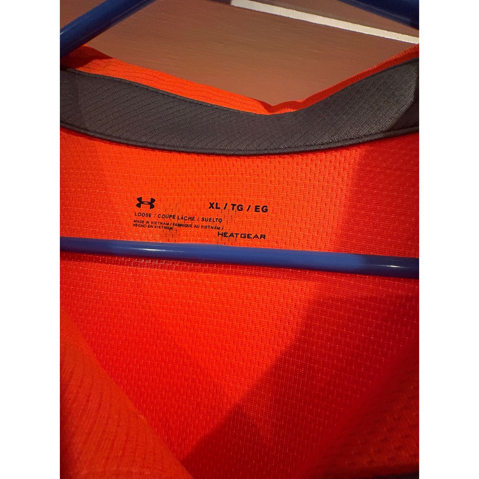 Under Armour Under Armour Men’s HeatGear Polo Shirt XL Bright Orange Size US XL / EU 56 / 4 - 5 Thumbnail