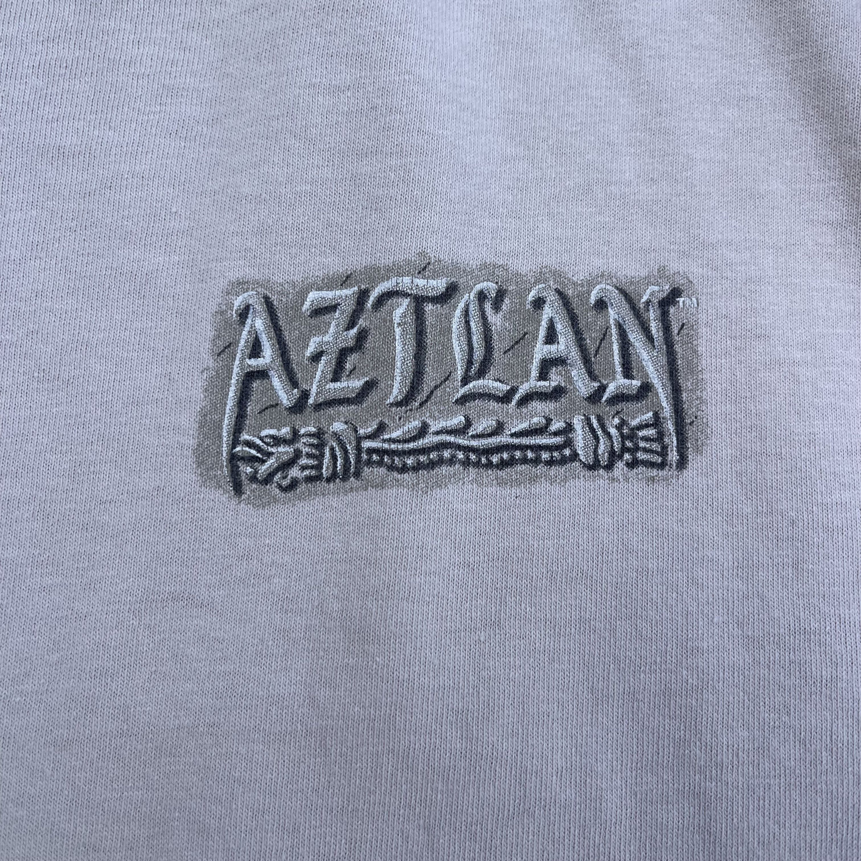 Vintage 2002 Aztlan Amor Indio Chicano T-shirt Size US XL / EU 56 / 4 - 5 Thumbnail