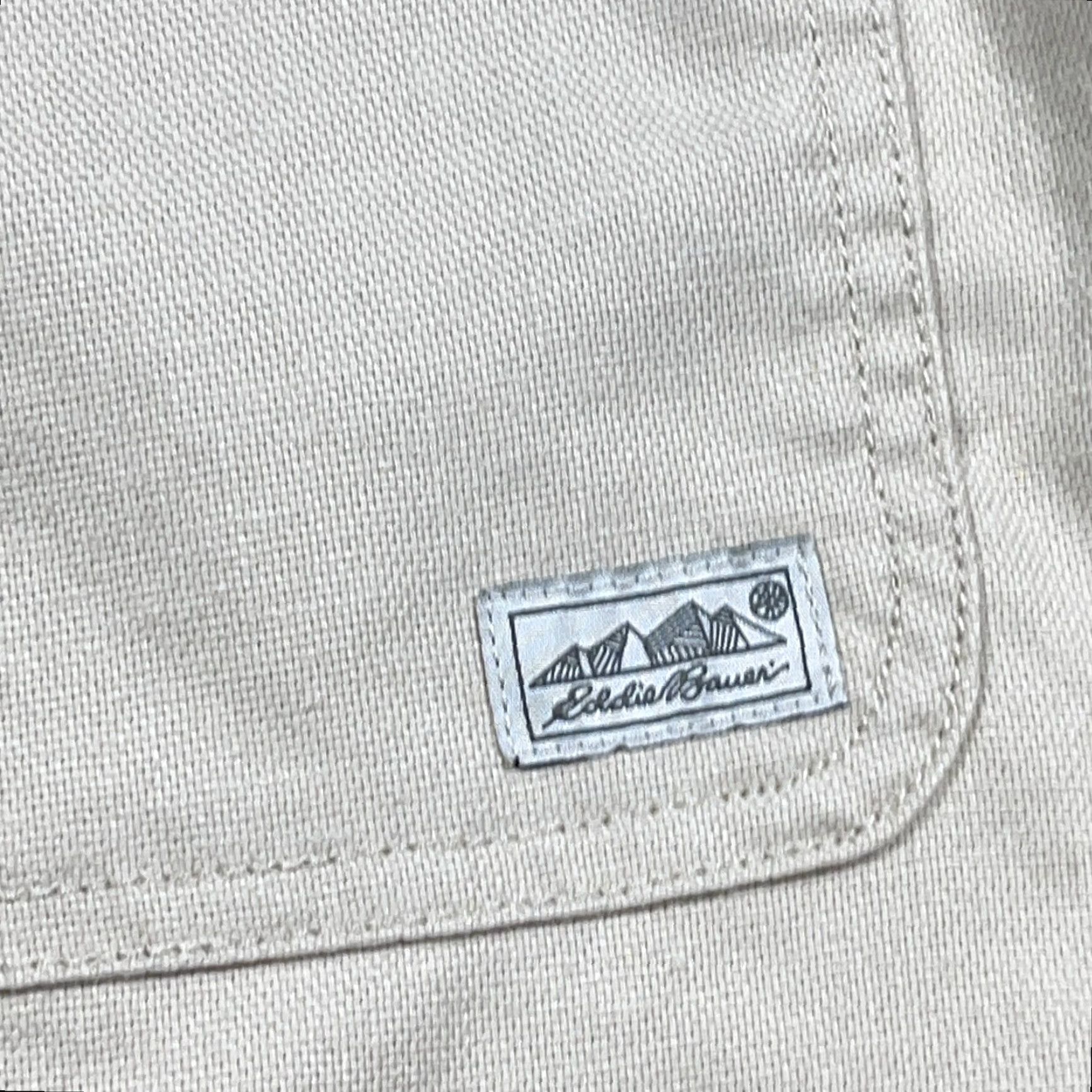 Eddie Bauer Eddie Bauer Jacket Women XL Tan Barn Chore Field Button Up Unlined Canvas Ladies Size XL / US 12-14 / IT 48-50 - 4 Thumbnail