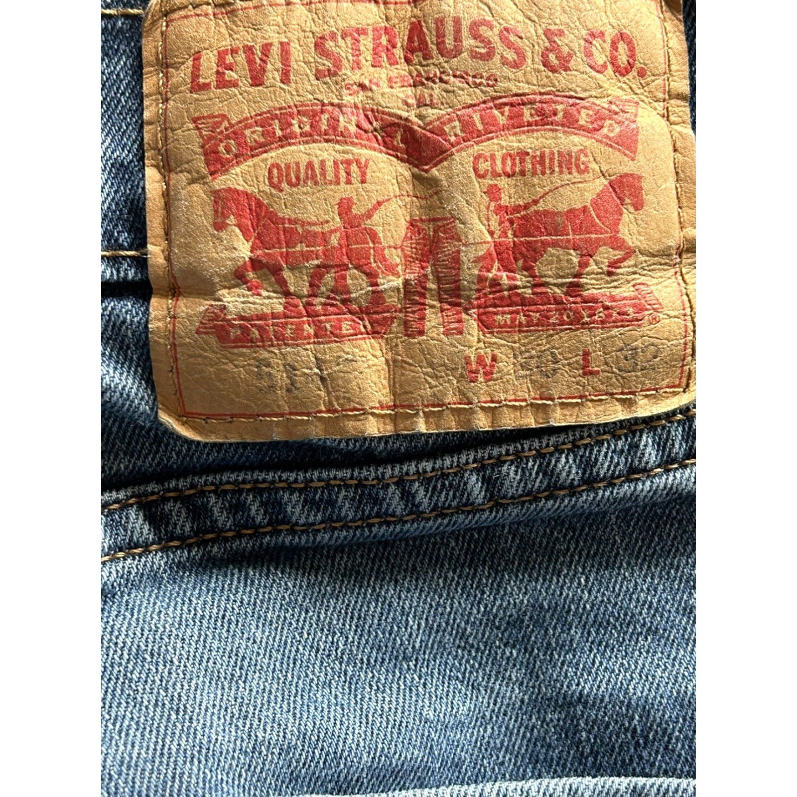 Levi's Levi's 514 Jeans Mens Blue Slim Straight Leg Pocket sz 30x32 Denim 5-Pocket Design Regular Slim Jeans Mens Blue Size US 30 / EU 46 - 5 Thumbnail