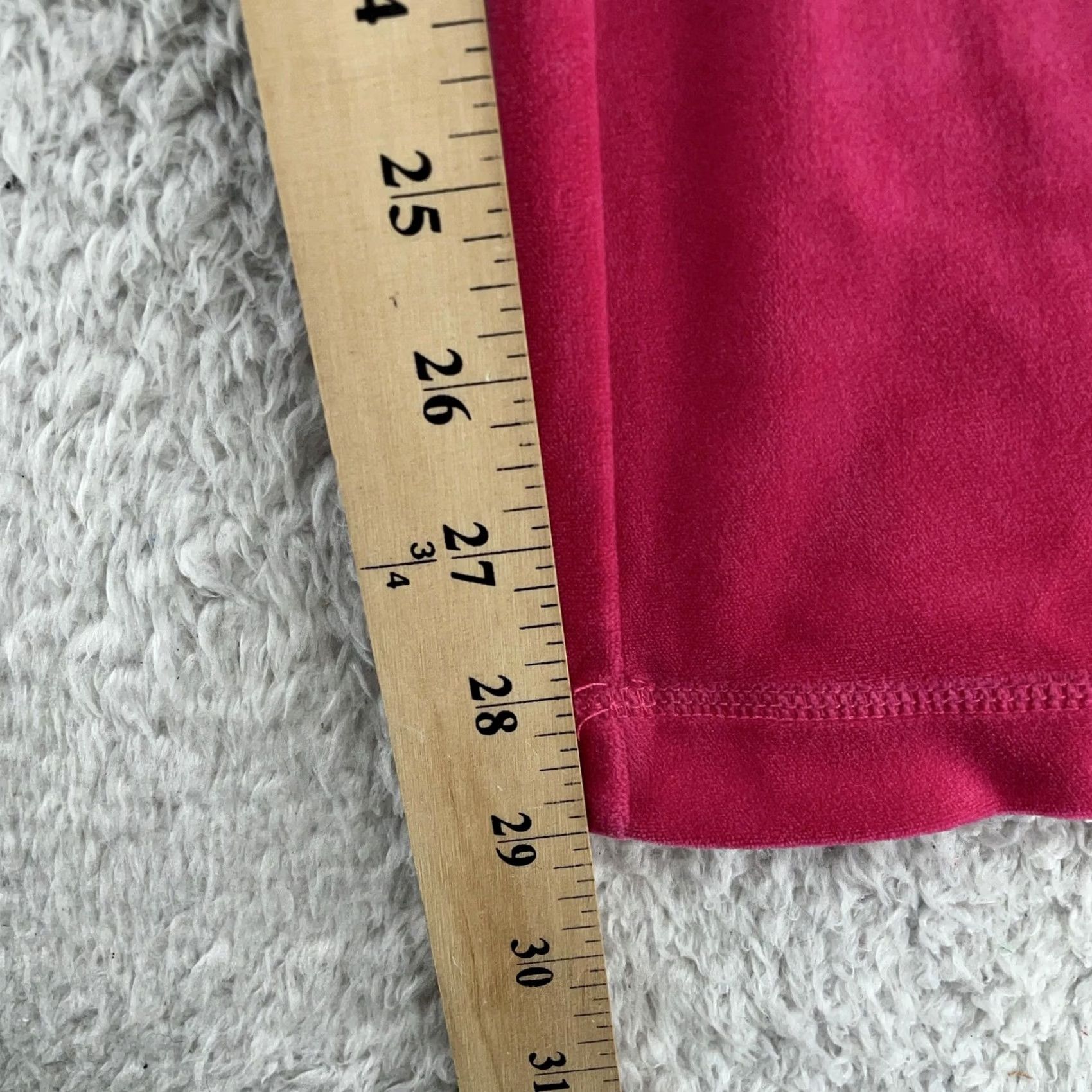 Juicy Couture Juicy Couture Sweatpants Pants Womens XL Pink Velour Lounge Yoga Rhinestone Logo Size 40" / US 18 - 7 Thumbnail