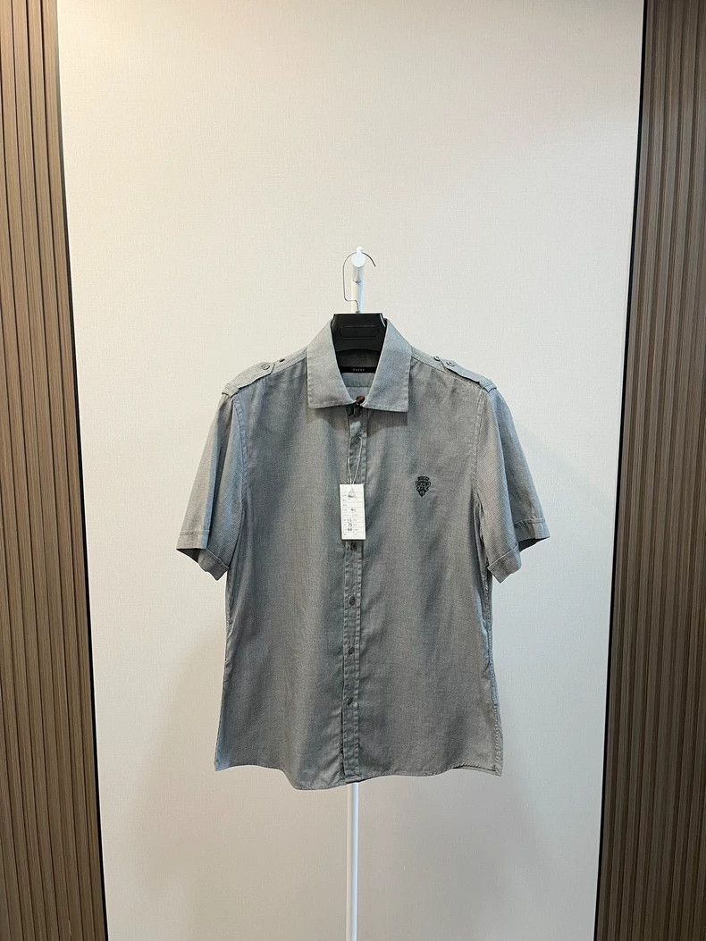 Gucci Gucci Size 41 Thousand Birds Warrior Logo Short-sleeved Sh Size US XS / EU 42 / 0 - 1 Thumbnail