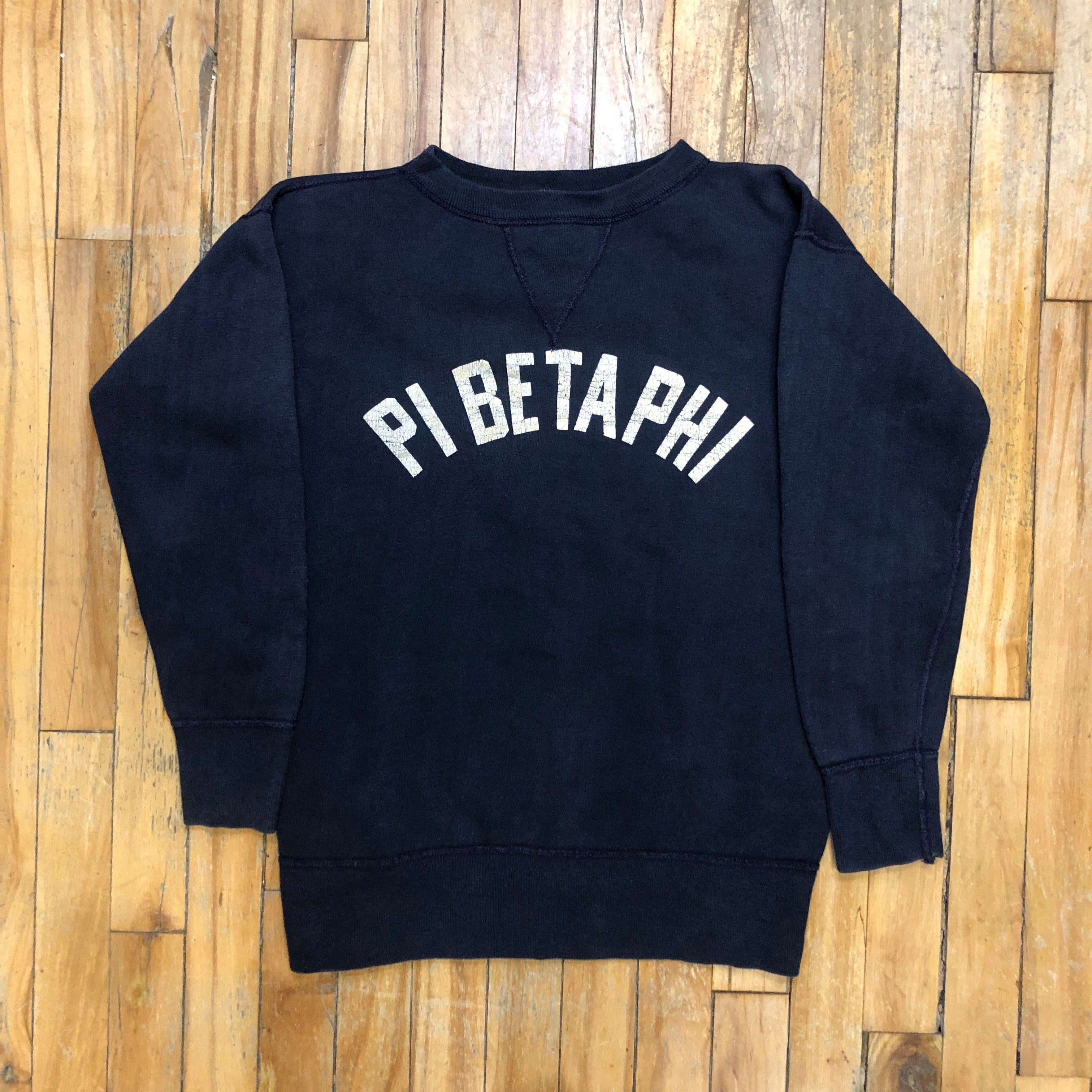 Champion 50's Pi Beta Phi Women's Sorority Vintage Champion Running Man Crewneck Size Small Size S / US 4 / IT 40 - 2 Thumbnail