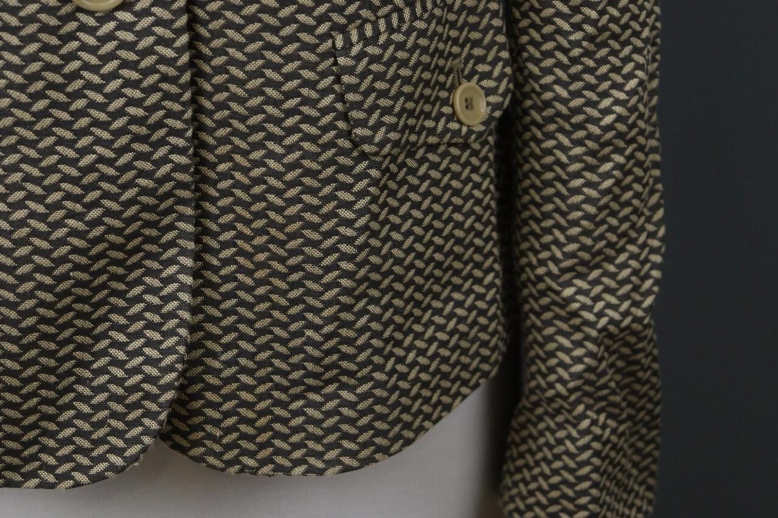 Armani Collezioni Armani Multicolor Geo Print Viscose Blend Jacket Size 46 Size M / US 6-8 / IT 42-44 - 5 Thumbnail