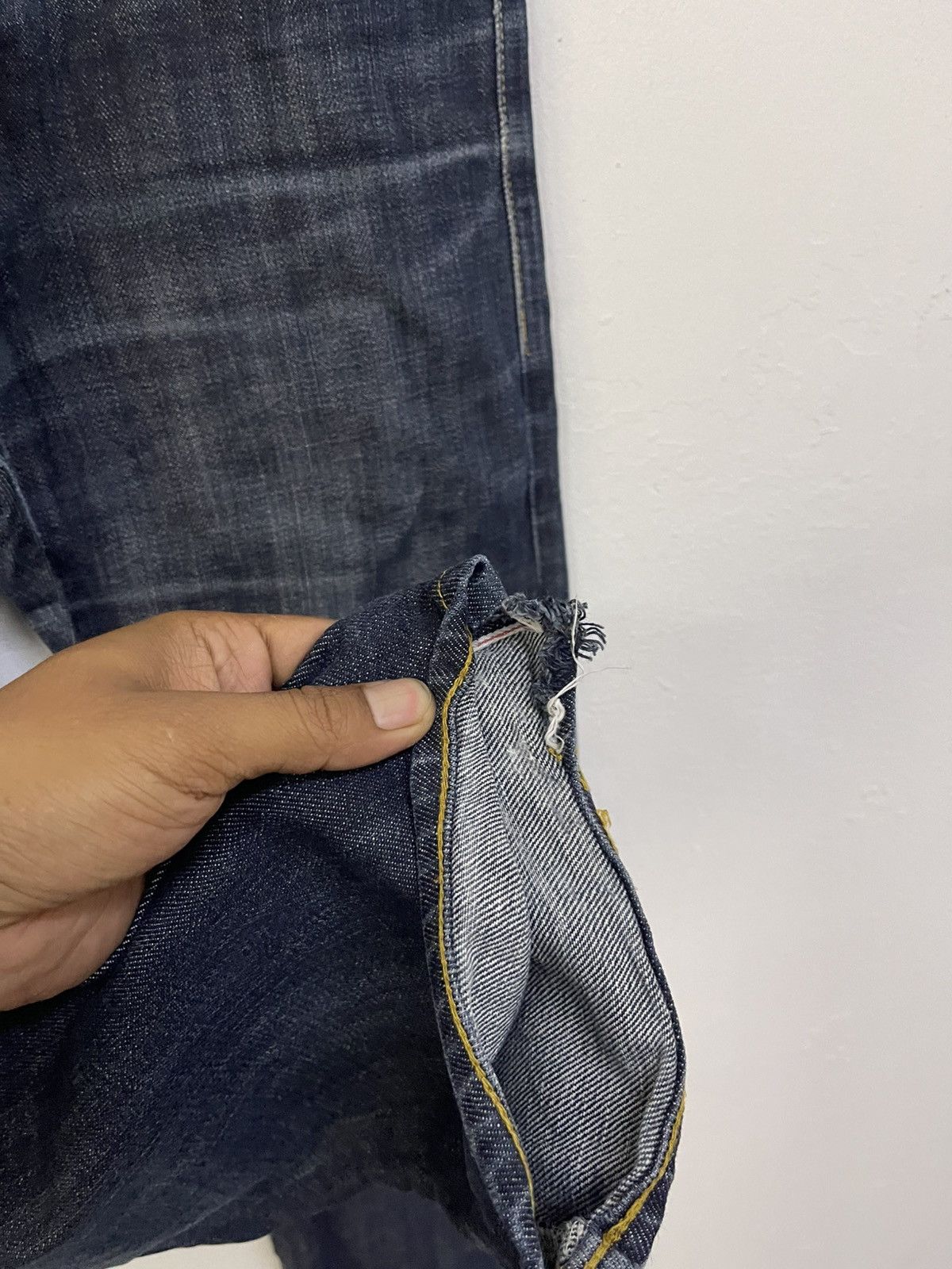 Saint Laurent Paris Saint Laurent D03 M/ST-LW indigo jeans Size US 30 / EU 46 - 8 Thumbnail
