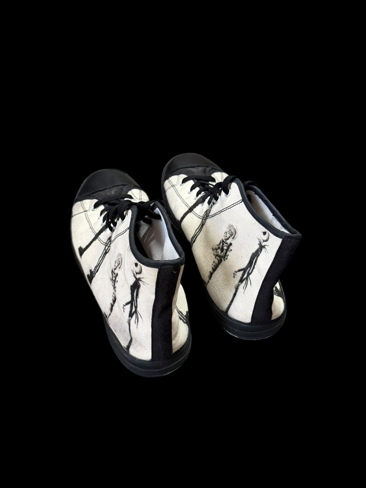 Vintage Jack Skellington Edward Scissorhands shoes gothic horror emo Size US 12 / EU 45 - 2 Thumbnail