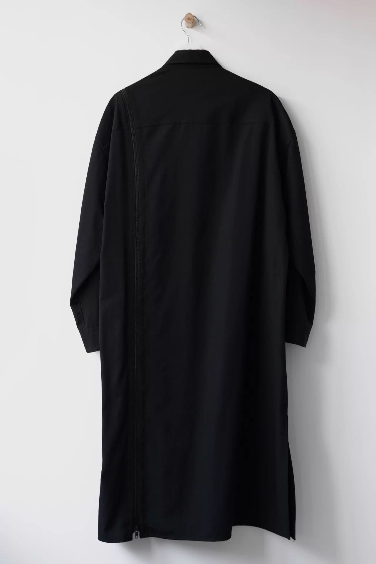 Yohji Yamamoto Yohji Yamamoto 19AW Decon Zip Shirt Coat Gaba Wool S2 Size US M / EU 48-50 / 2 - 3 Thumbnail