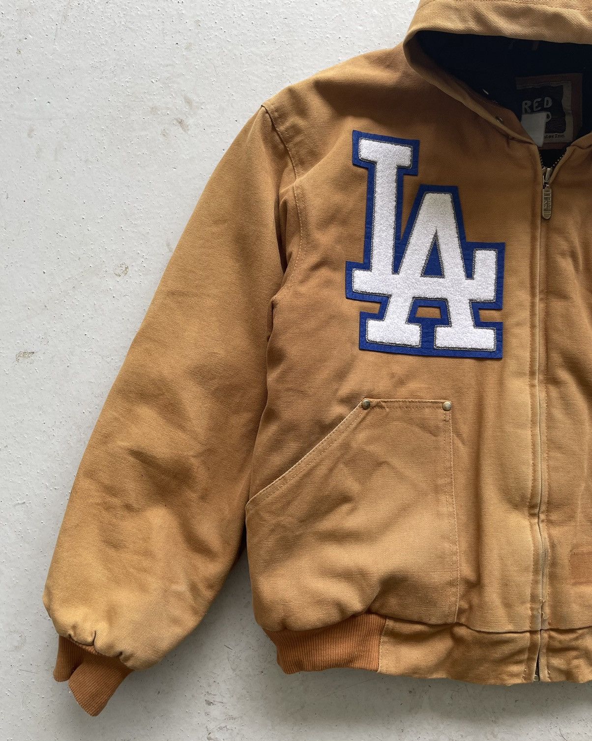 Carhartt × Vintage Crazy Rare Vintage Boxy Patchwork Carhartt Style Work Jacket Size US L / EU 52-54 / 3 - 3 Thumbnail