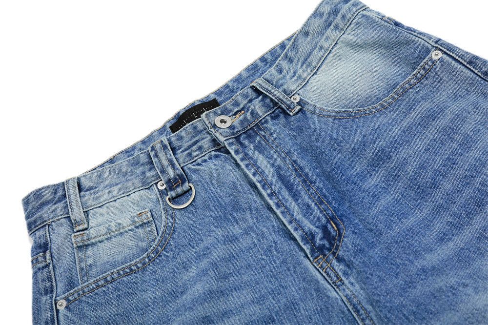 Japanese Brand × Vintage Men's loose punk distressed gradient washed jeans Size US 32 / EU 48 - 4 Thumbnail