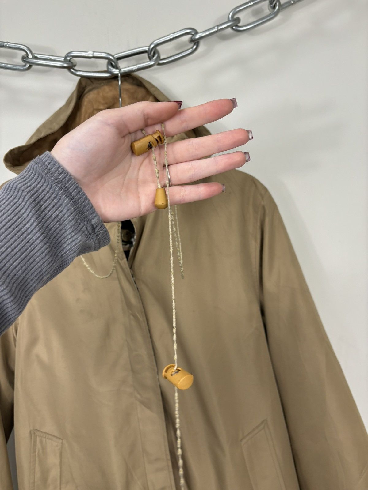 Burberry Vintage Burberry Nova Check Classic Belted Hooded Coat Size US L / EU 52-54 / 3 - 7 Thumbnail