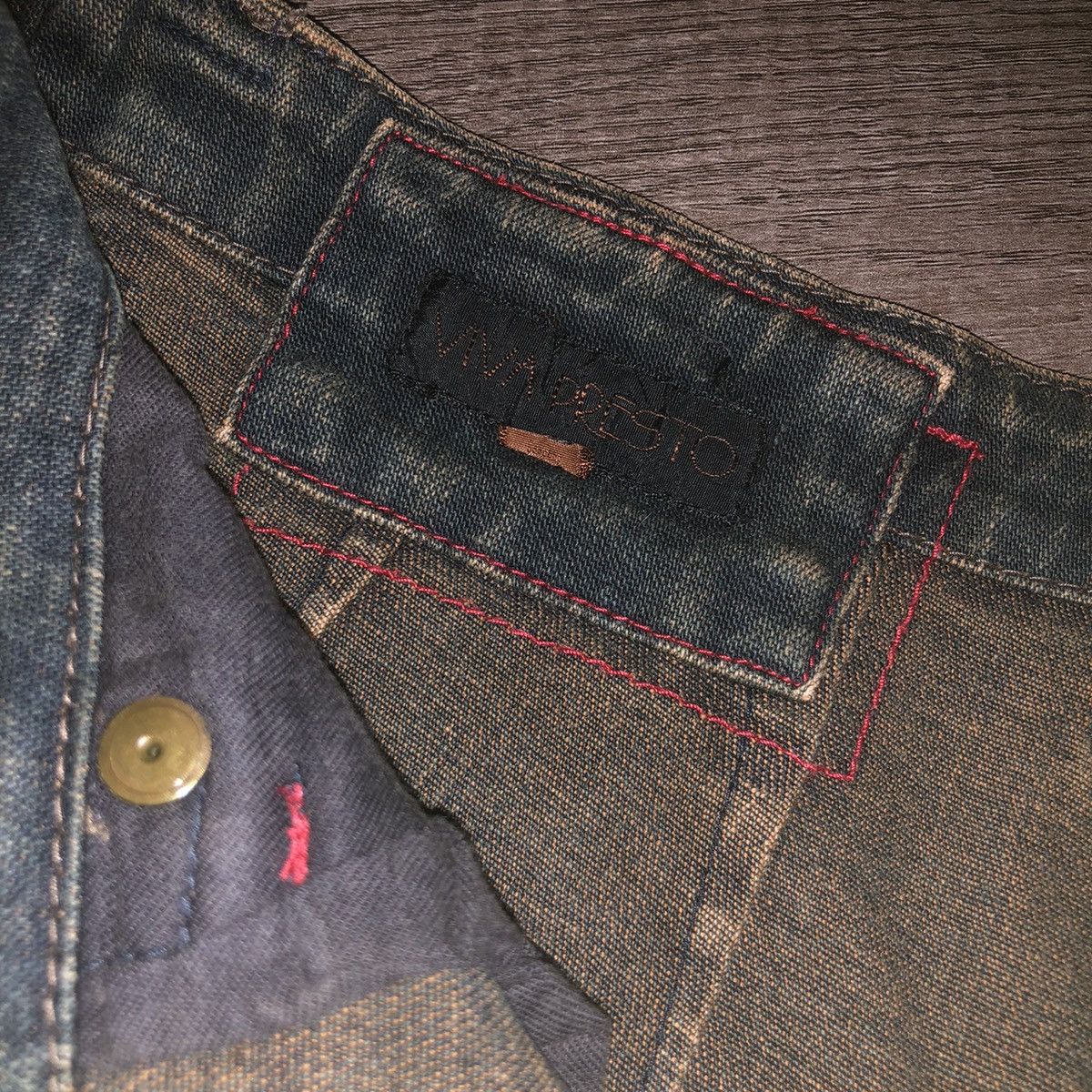 If Six Was Nine × Japanese Brand × Le Grande Bleu (L.G.B.) VINTAGE VIVA PRESTO HAGI FLARED DESIGN HYSTERIC GLAMOUR Size 30" / US 8 / IT 44 - 20 Thumbnail