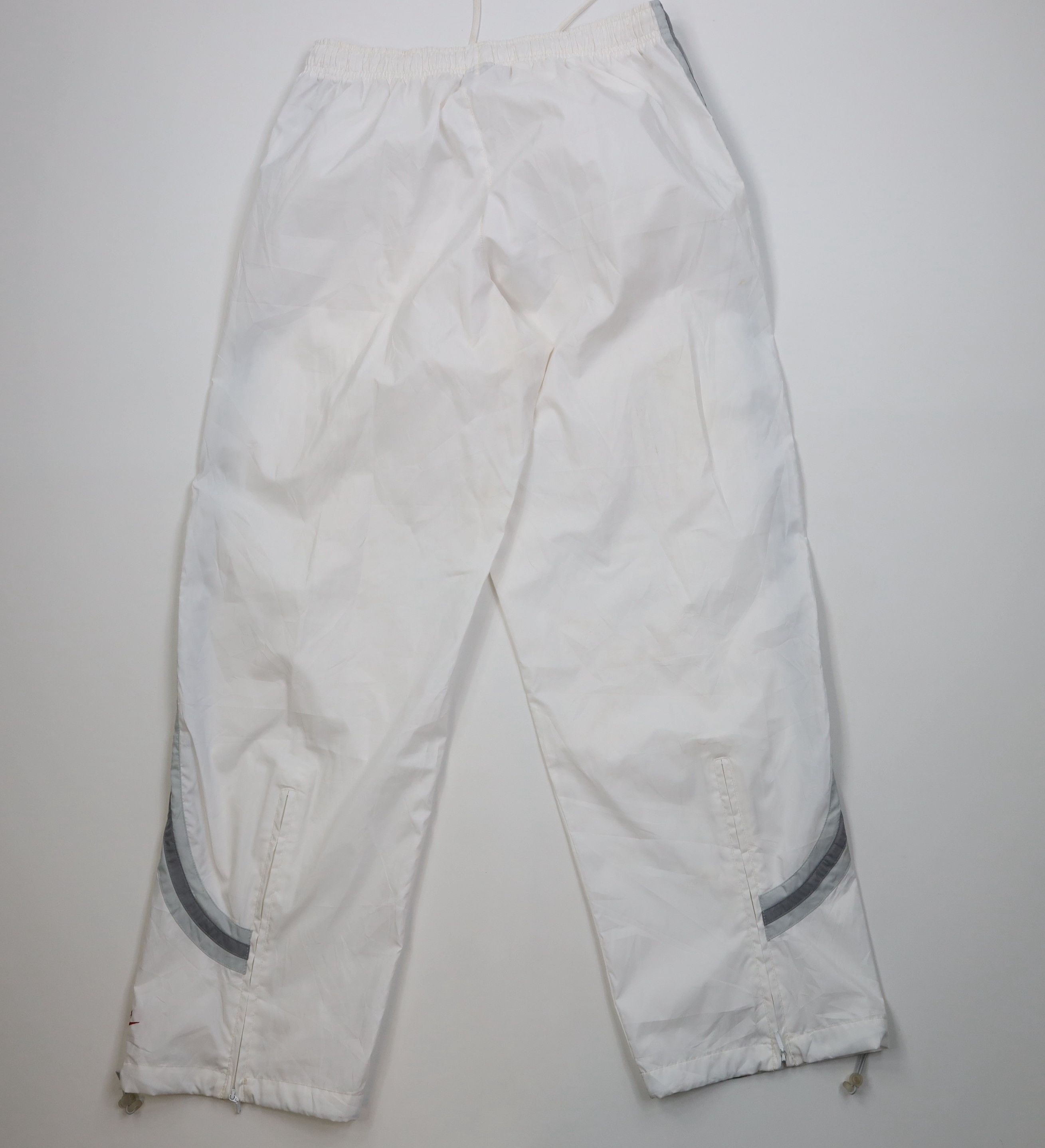 Nike Vintage Y2K Nike Swoosh Wide Leg Windbreaker Pants White Size US 36 / EU 52 - 11 Thumbnail