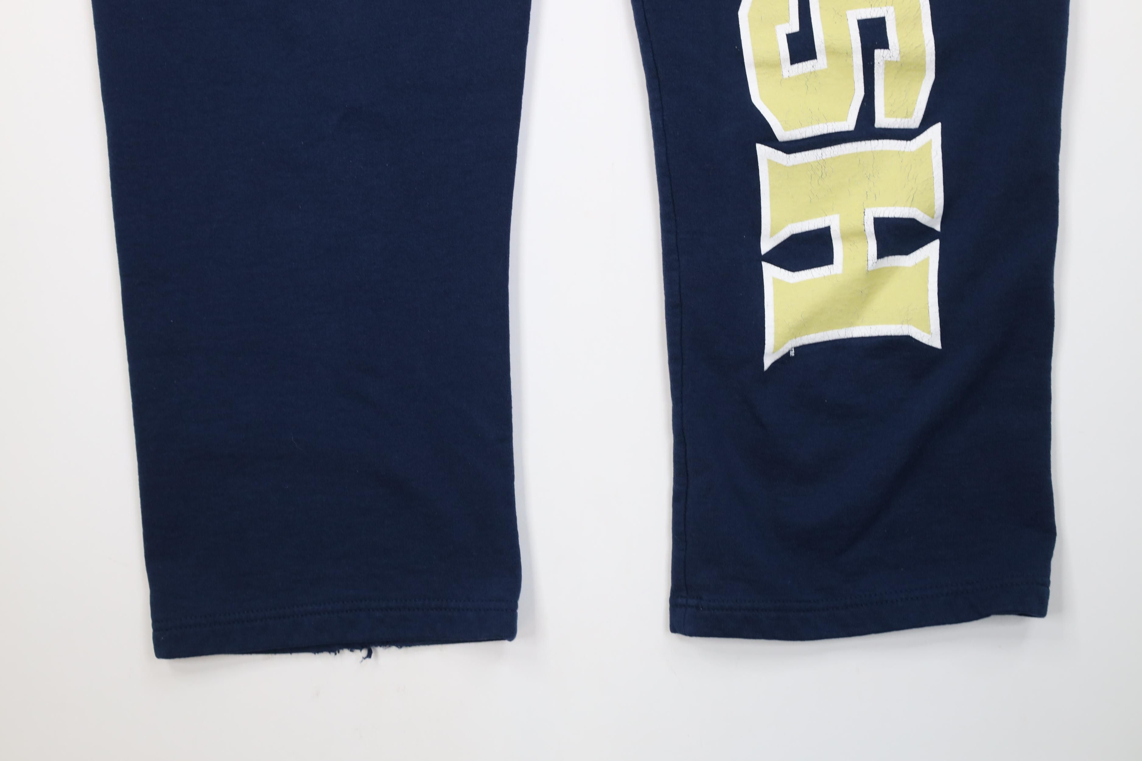 Adidas Vintage Y2K Adidas Notre Dame University Wide Leg Sweatpants Size US 40 / EU 56 - 4 Thumbnail