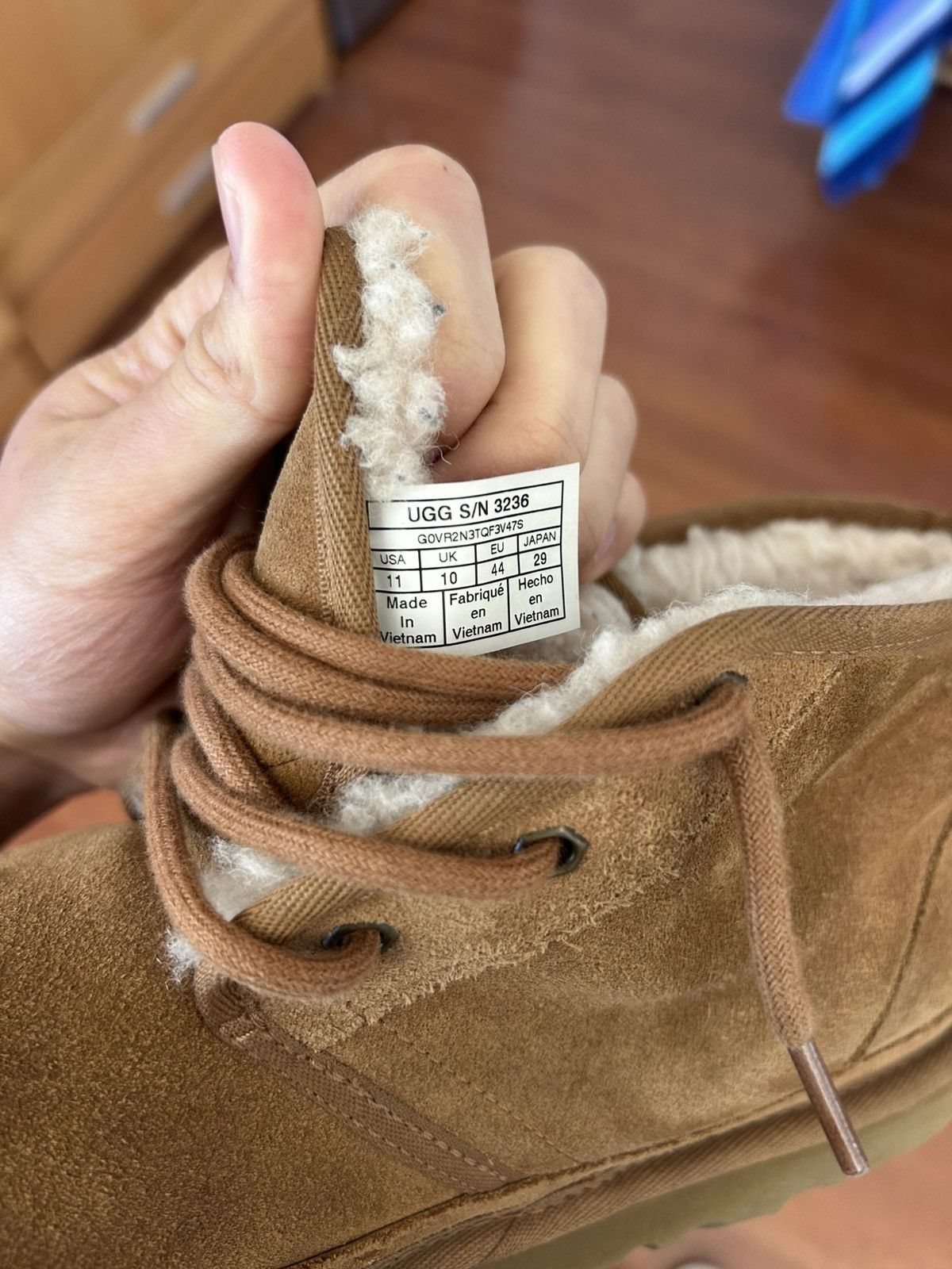Ugg ugg neumel boots chestnut Size US 11 / EU 44 - 5 Thumbnail