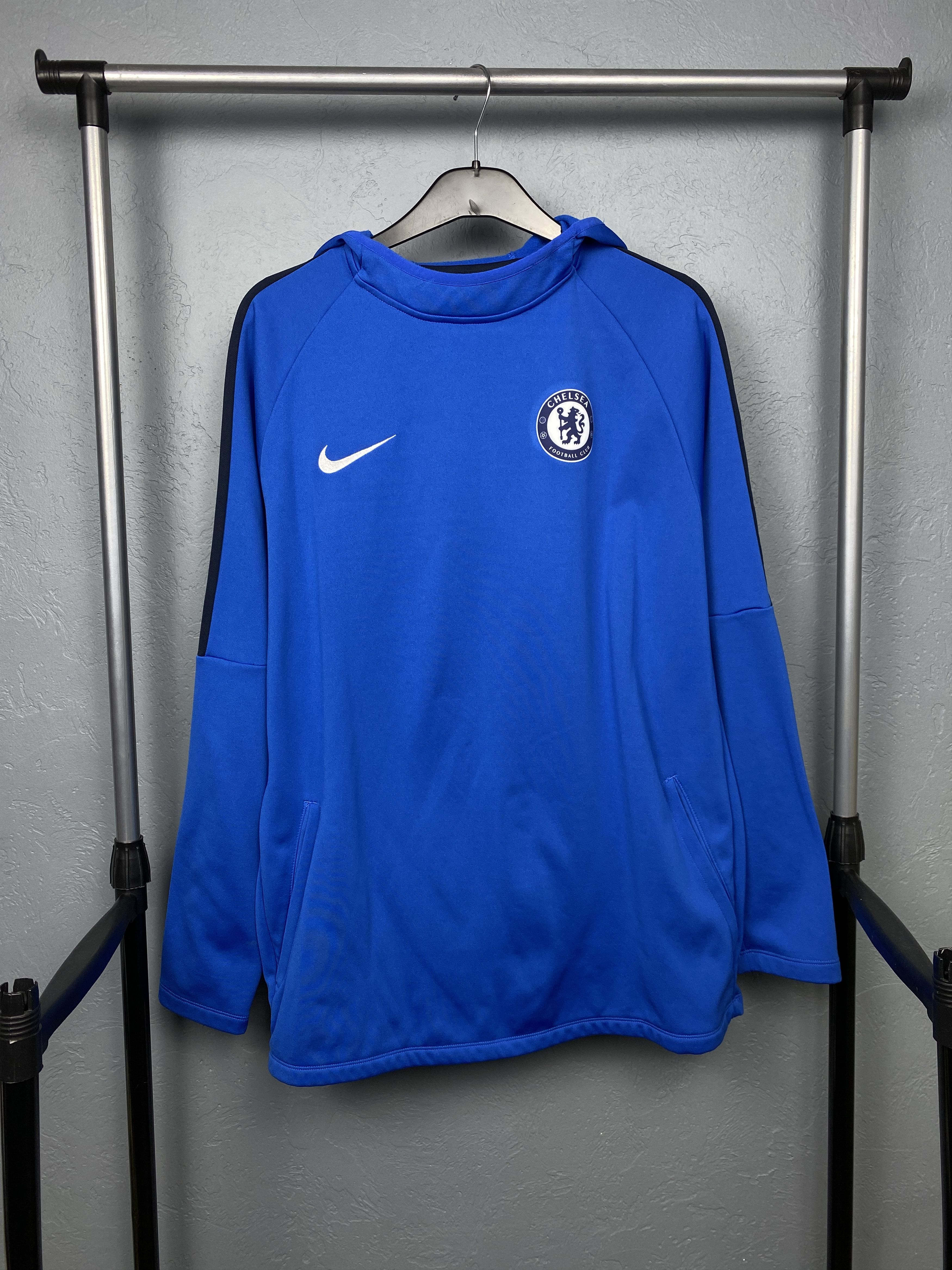 Chelsea Soccer × Nike Nike Chelsea Vintage Mens Soccer Hoodie Size US L / EU 52-54 / 3 - 1 Thumbnail