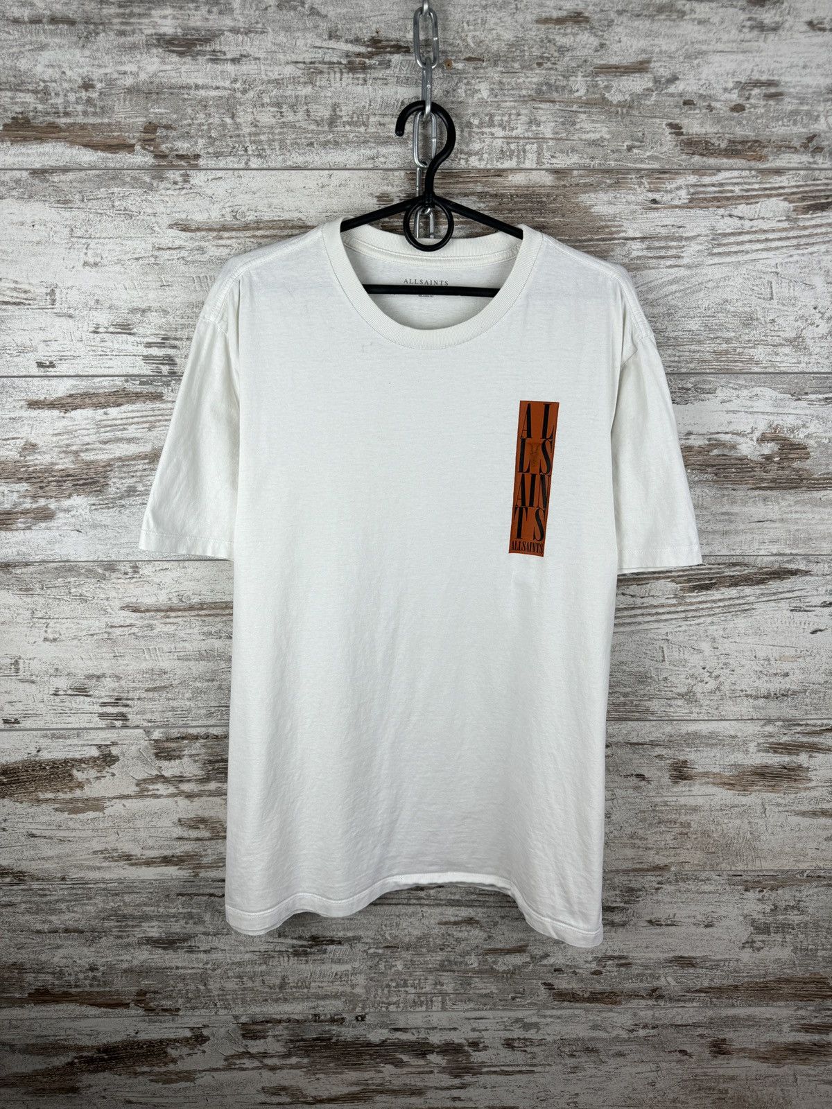 Allsaints × Japanese Brand × Vintage Mens Vintage AllSaints T-shirt logo basic tee art streetwear Size US M / EU 48-50 / 2 - 2 Thumbnail
