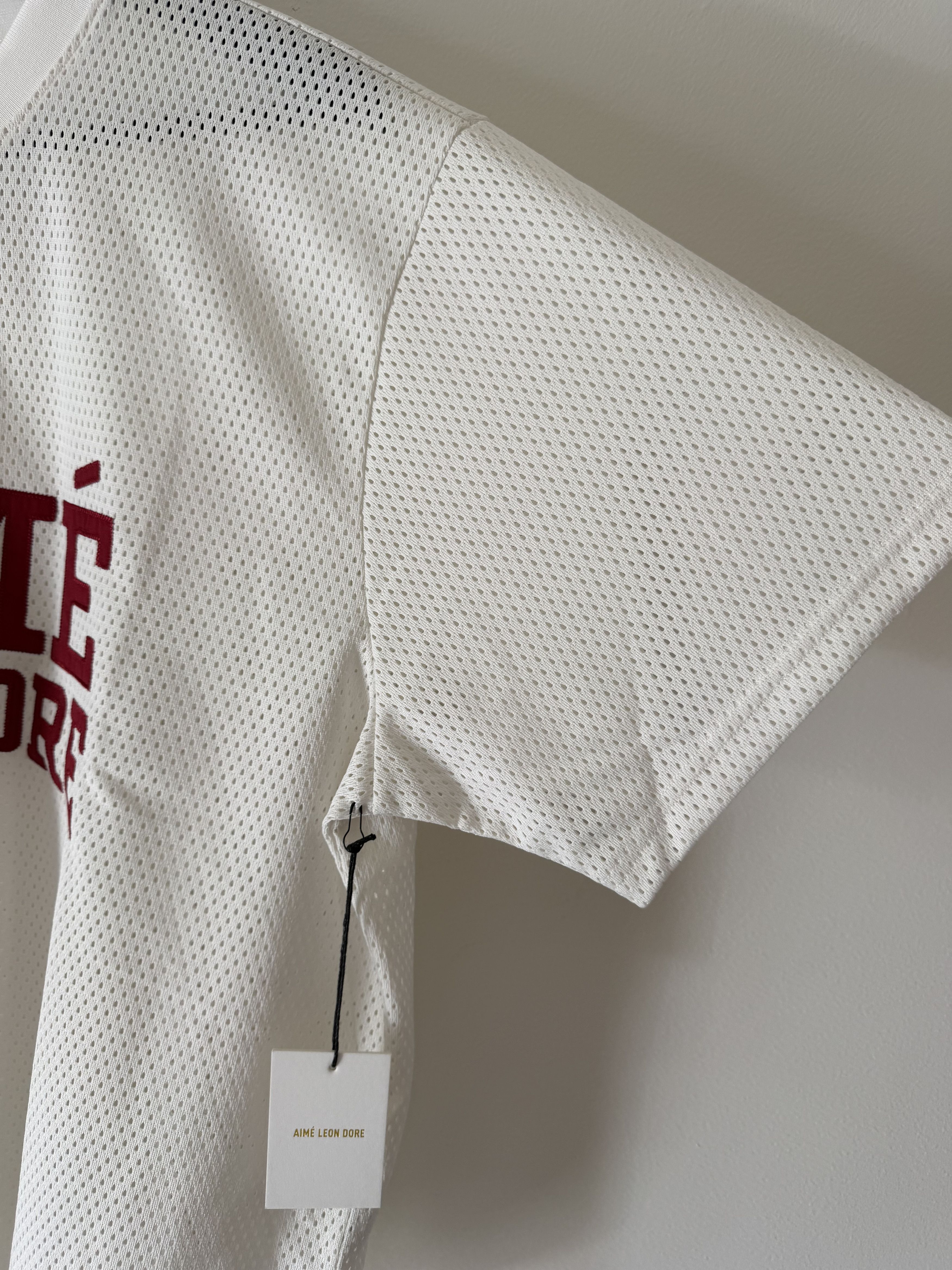 Aime Leon Dore Aime Leon Dore Mesh Batting Practice Jersey in White Size US L / EU 52-54 / 3 - 5 Thumbnail