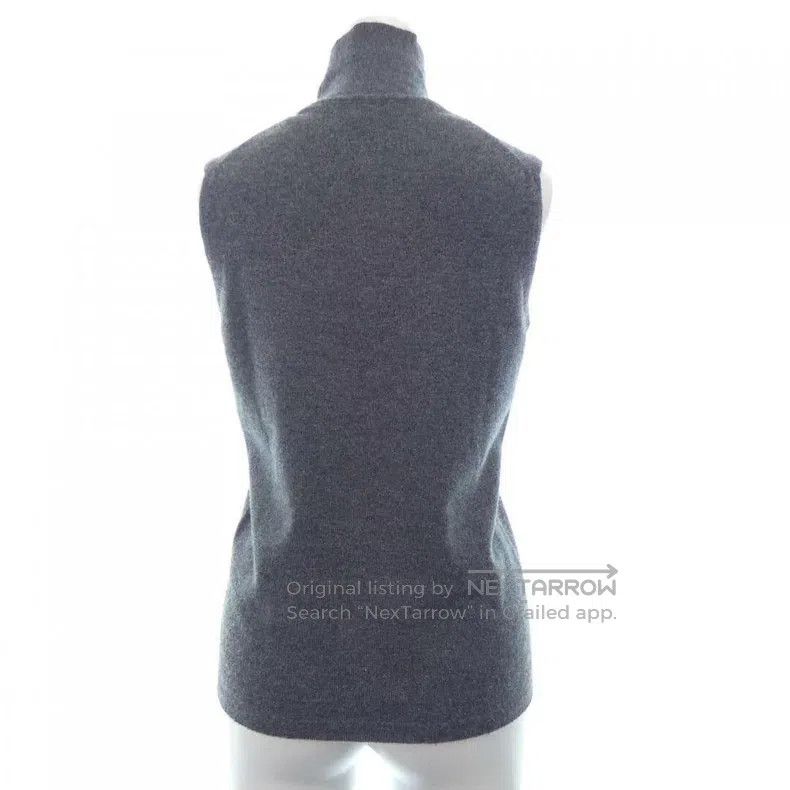 Hermes Hermes Gray Cashmere Vest Size M / US 6-8 / IT 42-44 - 2 Thumbnail