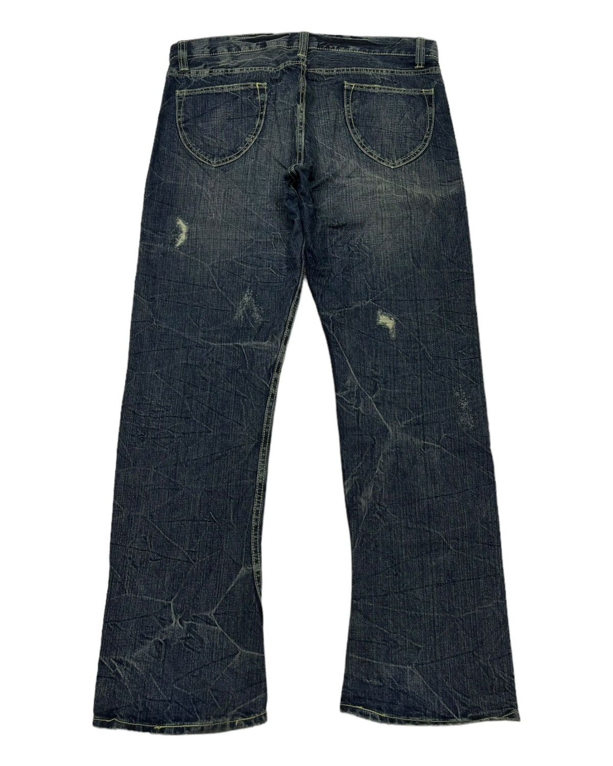 Hysteric Glamour × Japanese Brand × Vintage VINTAGE THEORIA JEANS DISTRESS HYSTERIC GLAMOUR STYLE DENIM Size US 37 - 6 Thumbnail