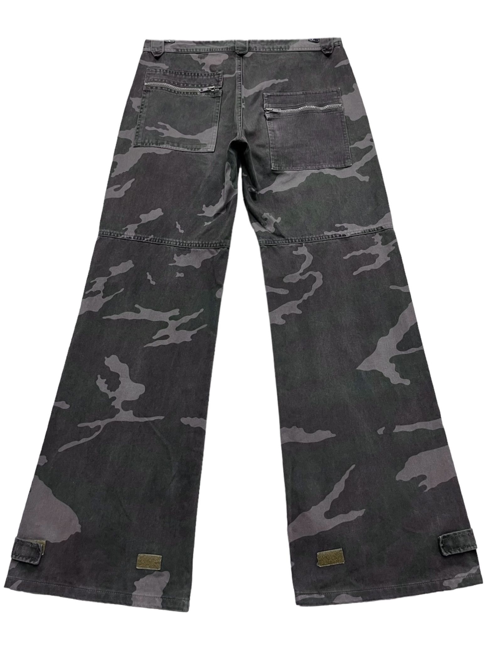 Joseph Vintage JOSEPH France Camouflage Wide Leg Fatigue Pants Size US 30 / EU 46 - 2 Thumbnail