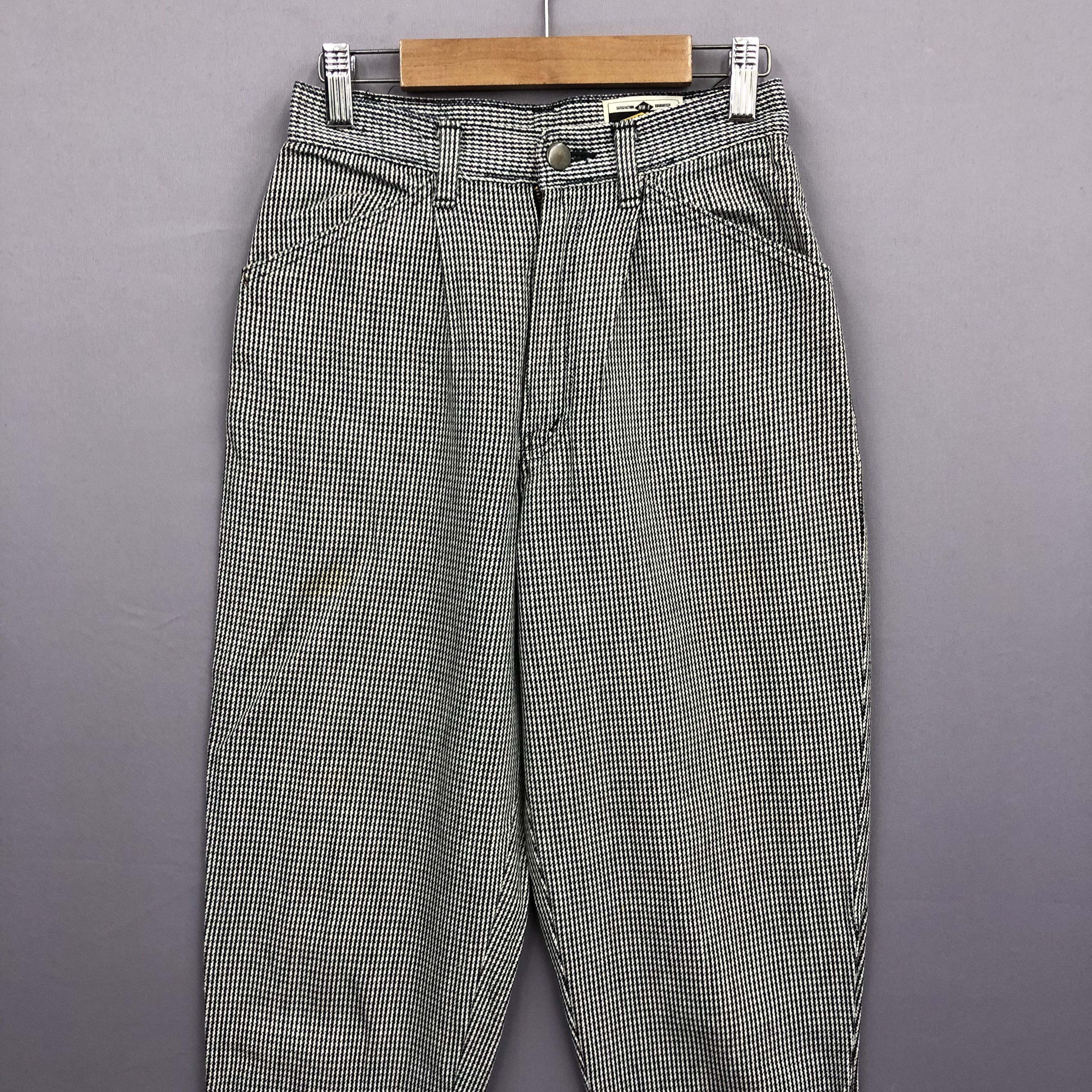 Japanese Brand Vintage 90s Japanese Houndstooth Jeans Denim Pants Size 24" / US 00 / IT 34 - 3 Thumbnail